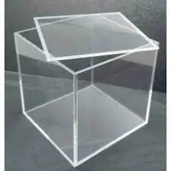 Transparent Square Acrylic Display Cubes